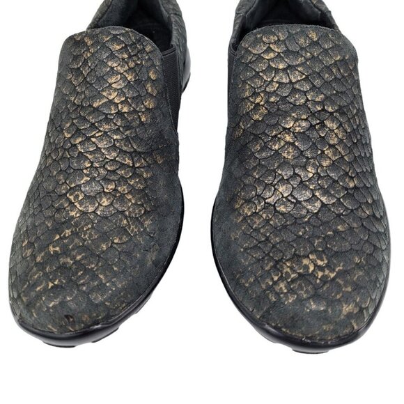 Vaneli Anemone Sz 7.5 Slip On Sport Loafer Comfort Shoe Black Bronze Goring Side - Picture 2 of 11